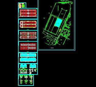 某單層廠房建筑施工圖免費下載 工業 農業建筑